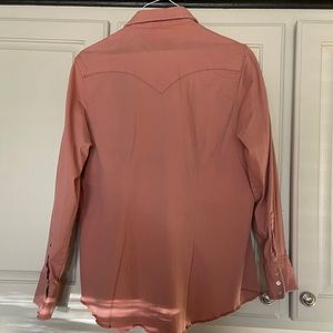Ladies Wrangler long sleeve button down